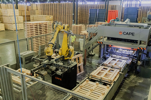 pallet manufacturing with automation